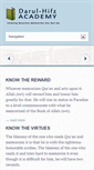 Mobile Screenshot of darulhifz.com