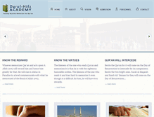 Tablet Screenshot of darulhifz.com